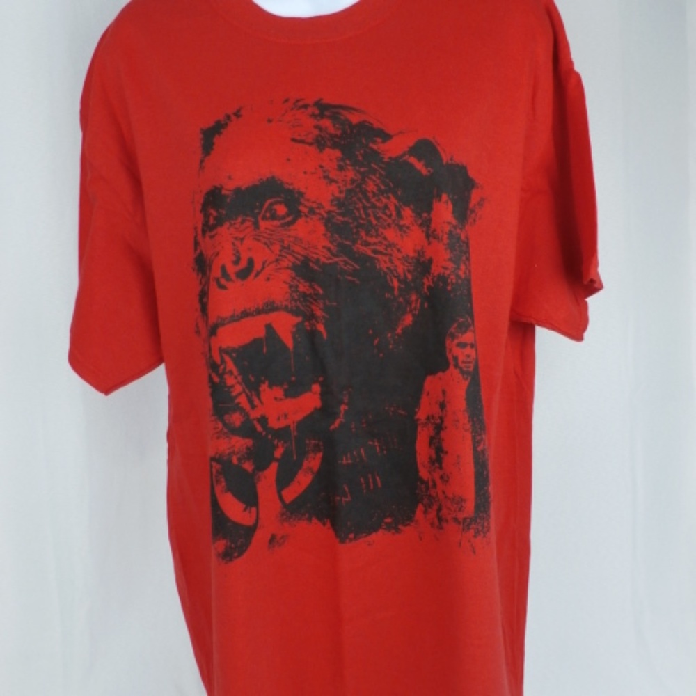 🌻Nerdblock horror 21 Days Later red tee men's L🌻